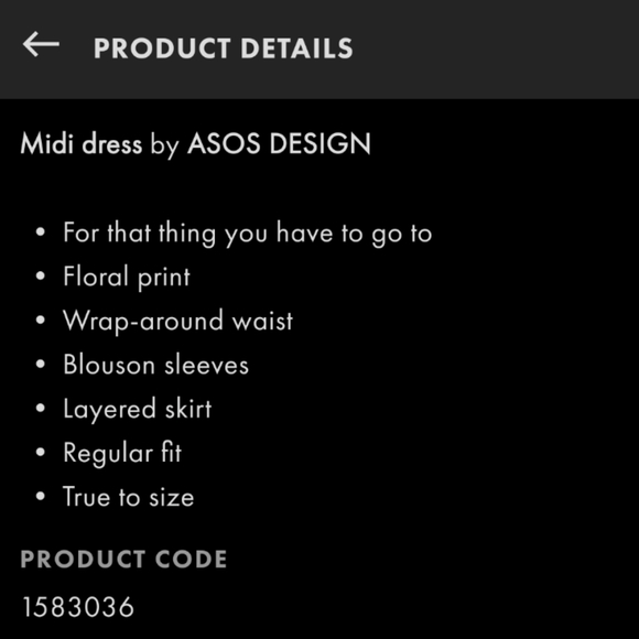 ASOS · Floral Wrap Dress - Picture 6 of 6